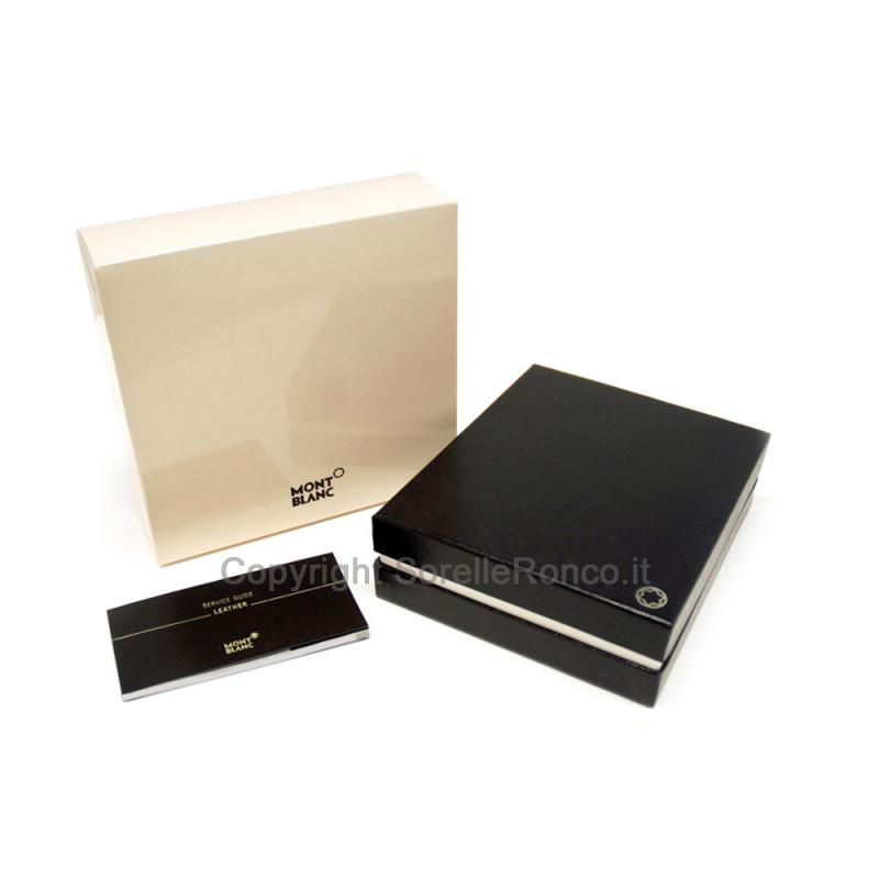 PORTAFOGLIO MONTBLANC 4CC POCKET PELLE NERO