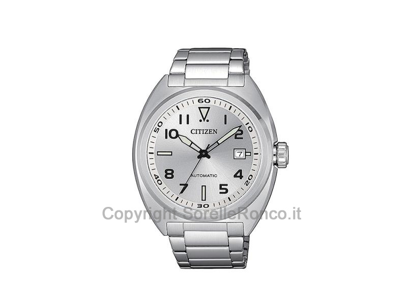 CITIZEN SOLO TEMPO MECCANICO SILVER 42MM