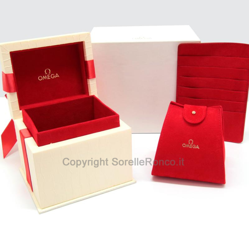 SCATOLA OMEGA LADY AVORIO E ROSSA