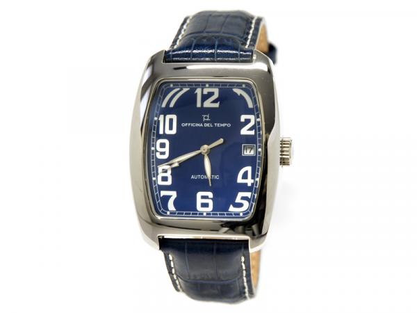 OT0040 - Officina Del Tempo 37x40mm Blu Pelle Automatico