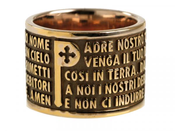ORIGIA90B00 - Anello TUUM ORIGINE Argento Bronzato