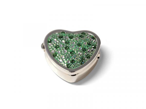 PILL42 - Portapastiglie Swarovski Verdi