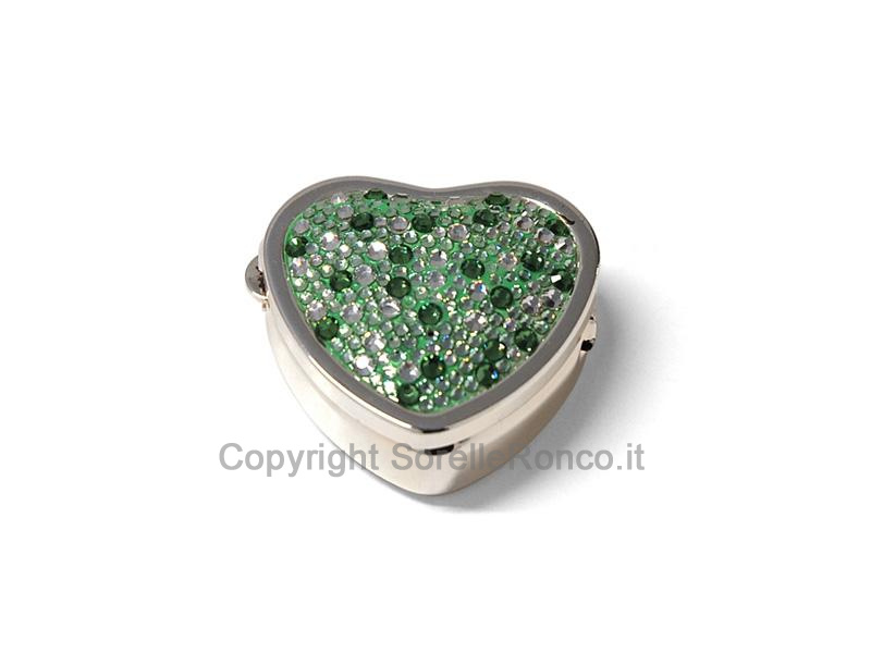 PORTAPASTIGLIE SWAROVSKI VERDI