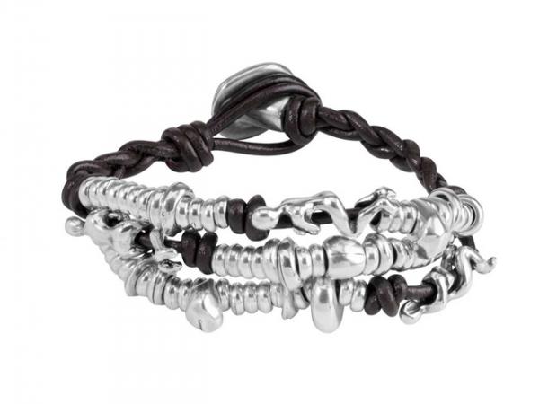 PUL1442MTLMAR0M - Bracciale Unisex UNOde50 Akeela argento