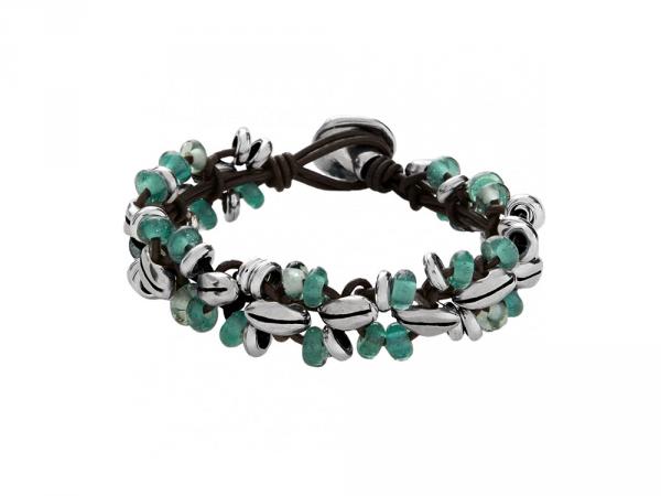 PUL1621VRDMTL0M - Bracciale UNOde50 Amanecer Verde