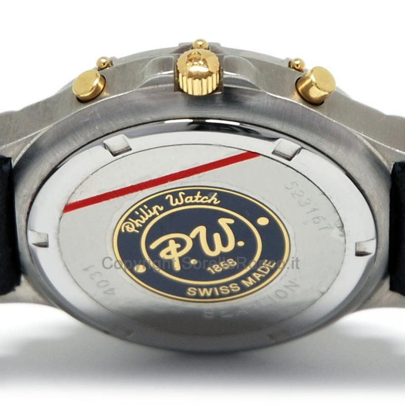 PHILIP WATCH SEA LION CHRONO 39MM NERO