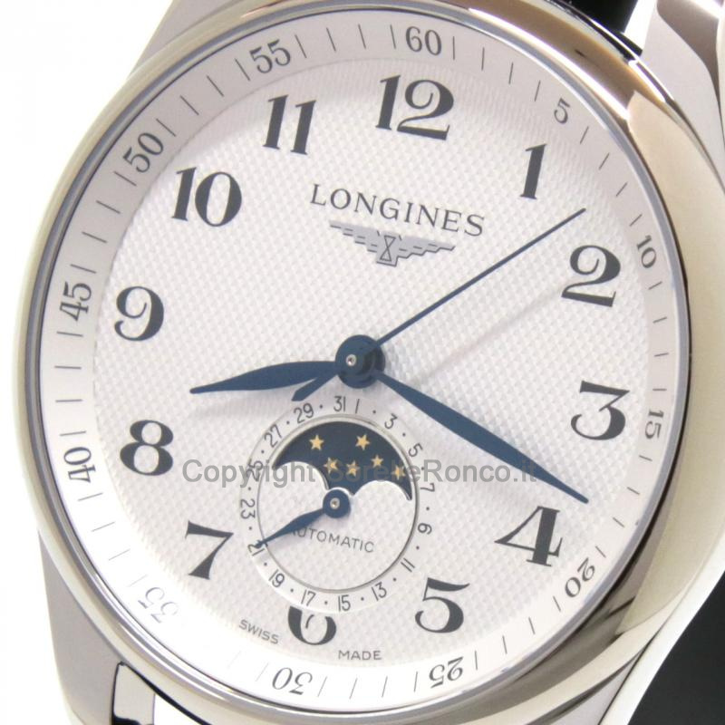 LONGINES MASTER FASI LUNARI 40MM BIANCO