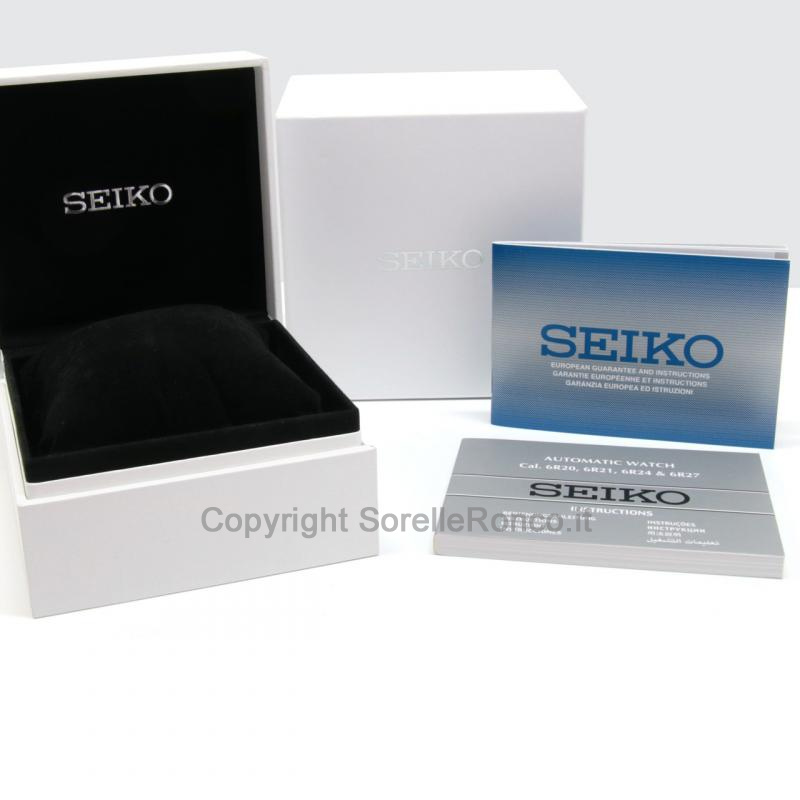 SEIKO SPORT CRONO NERO 43,9MM CINTURINO GOMMA NERA
