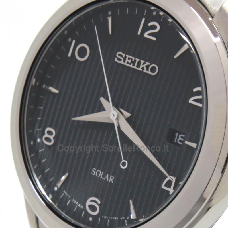 SEIKO CLASSIC NERO 43MM BRACCIALE ACCIAIO