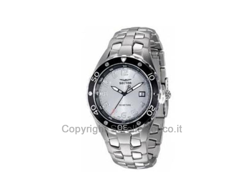 SECTOR OROLOGIO 340 DATE ARGENTO