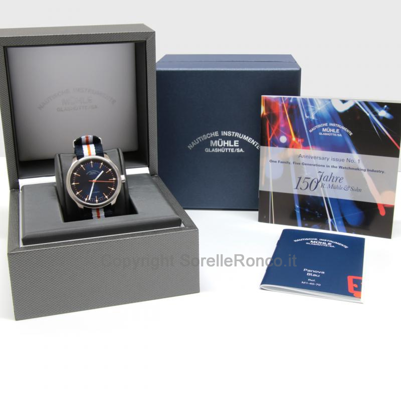 MÜHLE GLASHÜTTE PANOVA BLU 40MM NATO LIMITED
