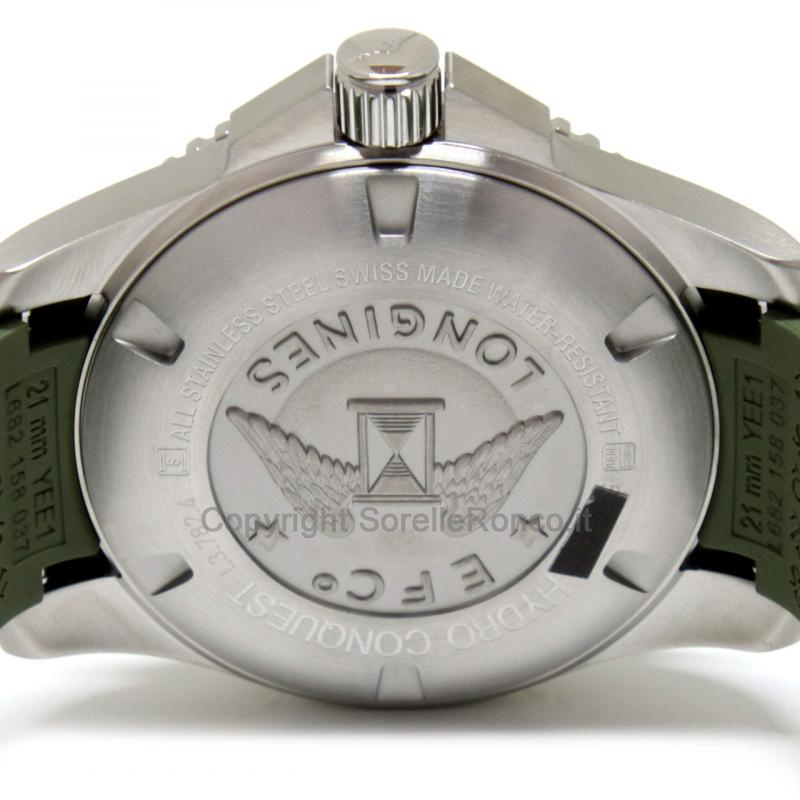 LONGINES HYDROCONQUEST VERDE 43MM GOMMA