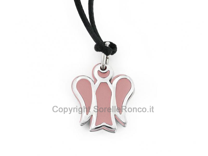 PENDENTE ANGELO ROSA IN ARGENTO
