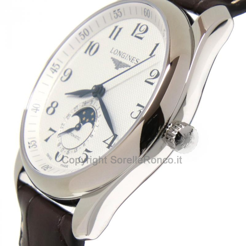 LONGINES MASTER FASI LUNARI 40MM BIANCO