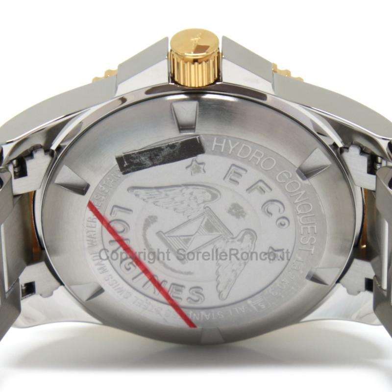 LONGINES HYDROCONQUEST QUARZO NERO PVD ORO 41MM