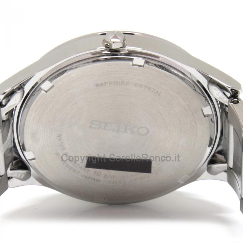 SEIKO CLASSIC ARGENTO 40MM BRACCIALE ACCIAIO
