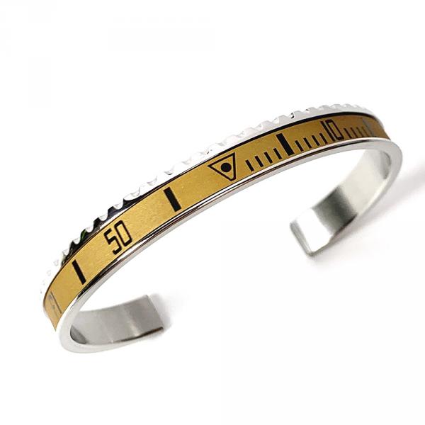 SBR-VM-1-N - Bracciale Speedometer Official Vintage Matt Giallo
