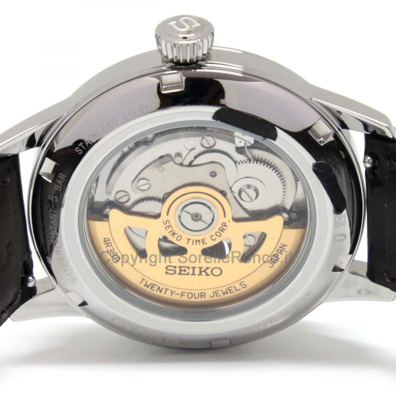 SEIKO PRESAGE COCKTAIL PRUGNA 40,5MM PELLE PRUGNA