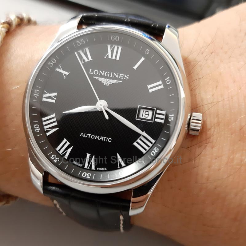 LONGINES MASTER COLLECTION 40MM NERO ROMANI
