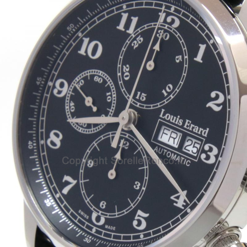 LOUIS ERARD 1931 BLU CHRONO 42,5MM CINTURINO PELLE