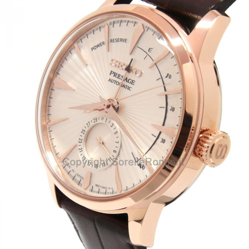 SEIKO PRESAGE 40,5MM AVORIO PLACCATO ORO ROSA