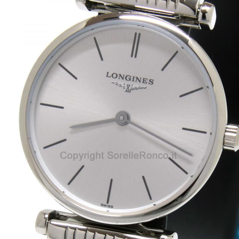 LONGINES LA GRAND CLASSIQUE SILVER ACCIAIO 24MM