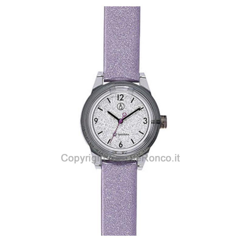 SMILESOLAR MINI ARGENTO E LILLA GLITTER 32MM YOUNG