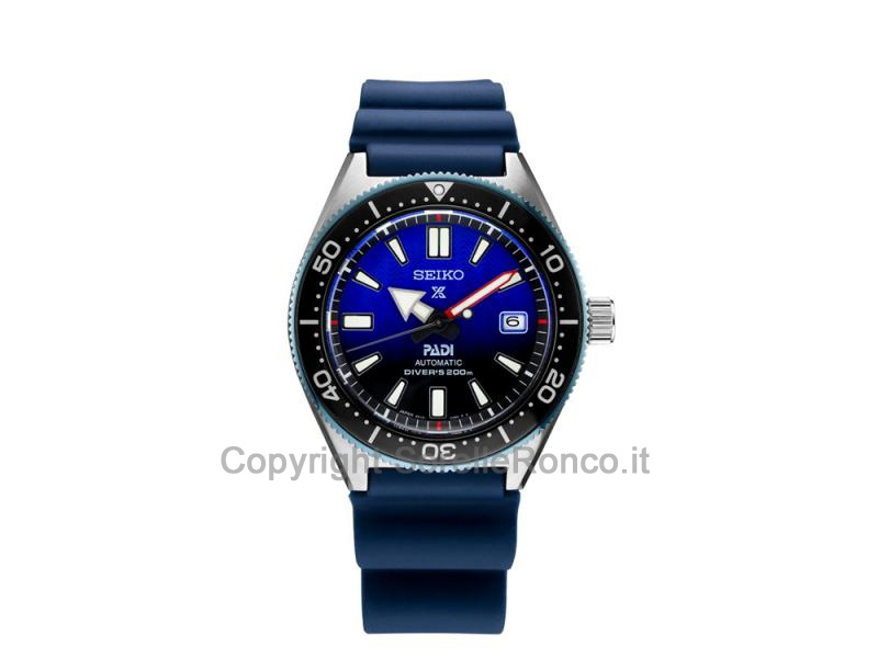 SEIKO PROSPEX PADI NERO E BLU 42,6MM GOMMA BLU
