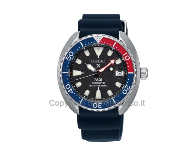 SEIKO PADI MINI TURTLE NERO E BLU 42,3MM