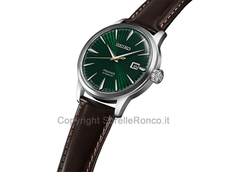 SEIKO PRESAGE AUTOMATICO VERDE 40,5MM PELLE