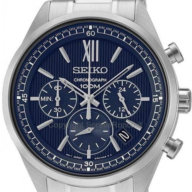 SEIKO NEO SPORT CHRONO BLU 41MM