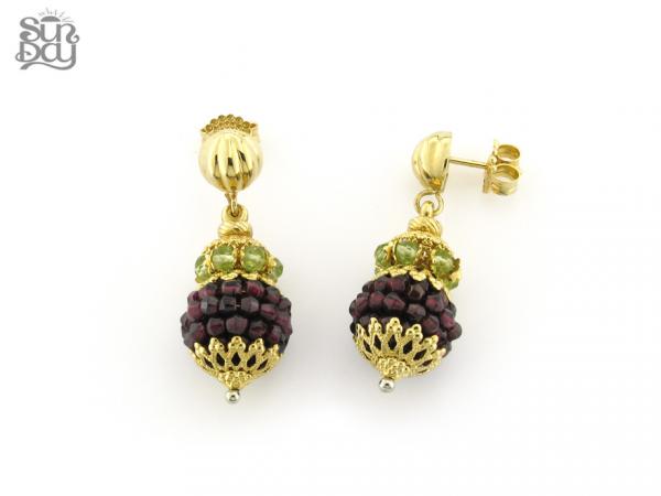 SUN009 - Sun Day Orecchini Swarovski e Oro
