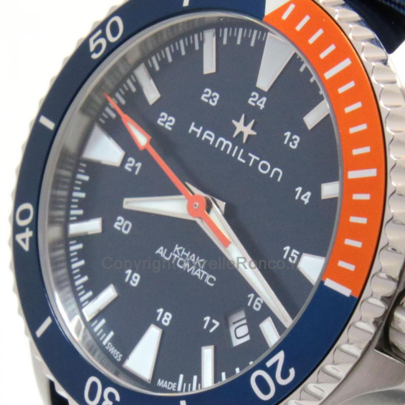 HAMILTON KHAKI NAVY SCUBA BLU 40MM NATO BLU