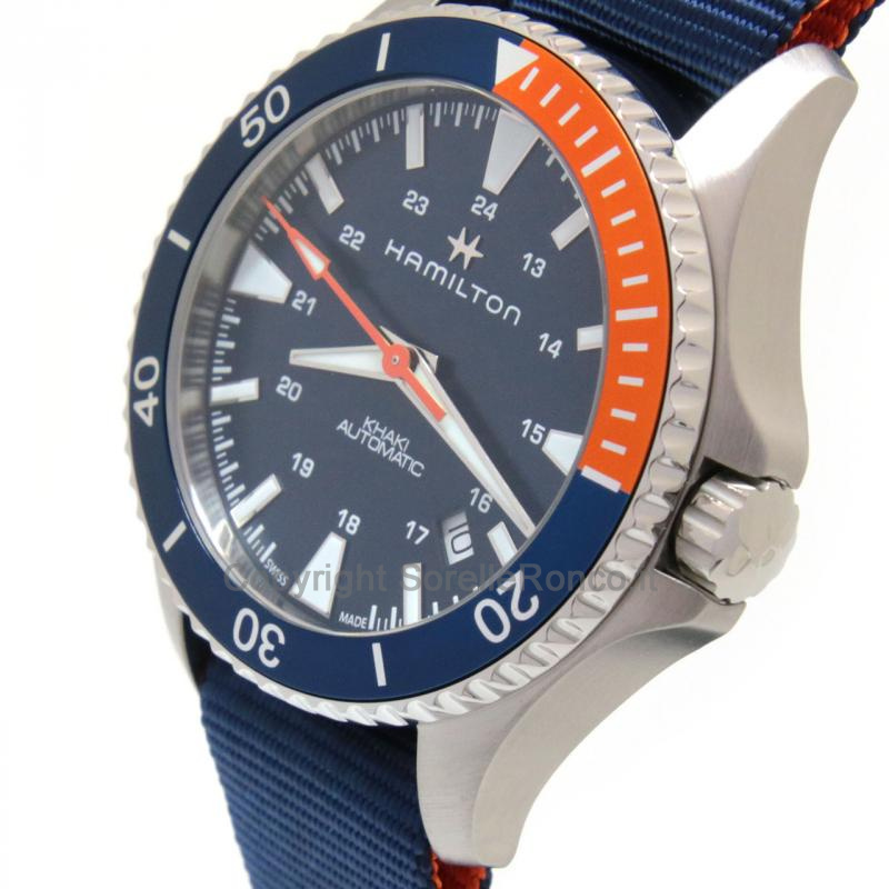 HAMILTON KHAKI NAVY SCUBA BLU 40MM NATO BLU
