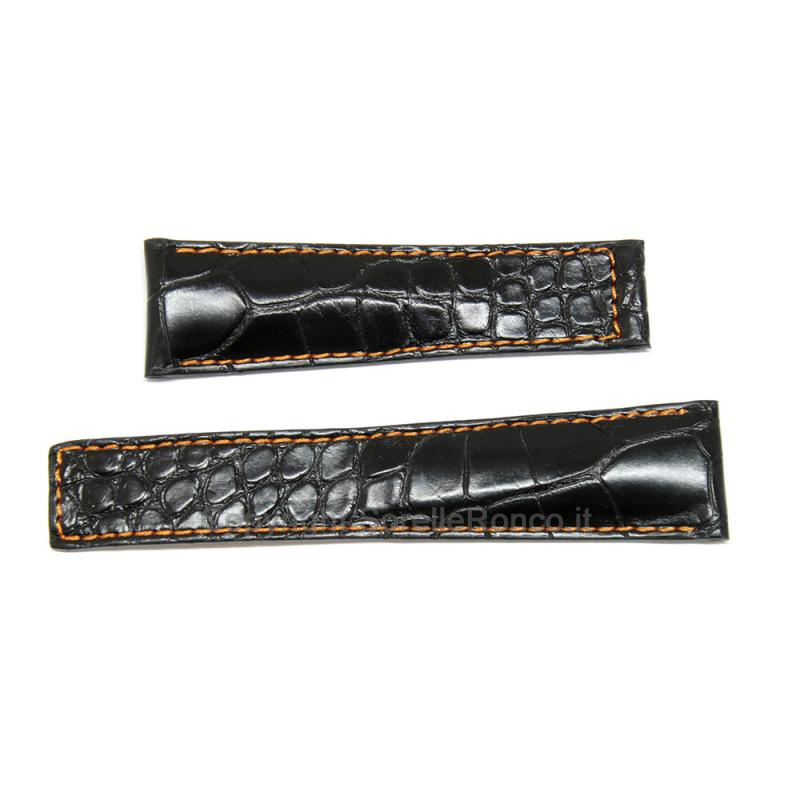 CINTURINO COMPATIBILE TAG HEUER PELLE COCCO NERA