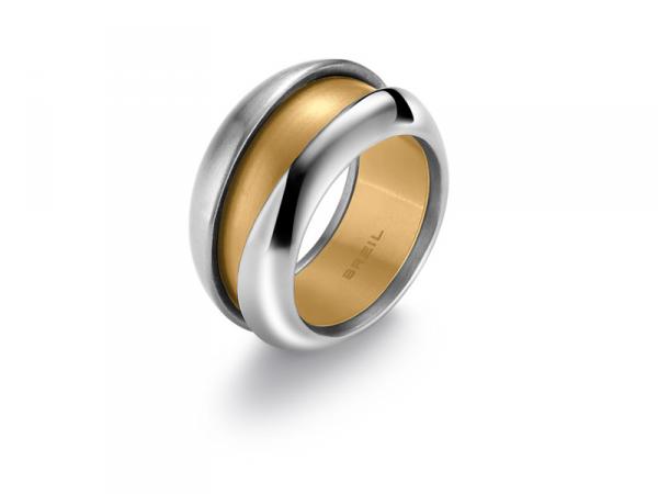 TJ1190 - Anello Breil Secretly Acciaio Ocean Gold 18