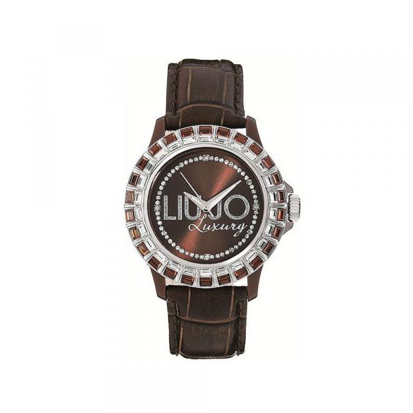 TLJ162 - Liu-Jo Baguette Marrone Swarowski 40mm