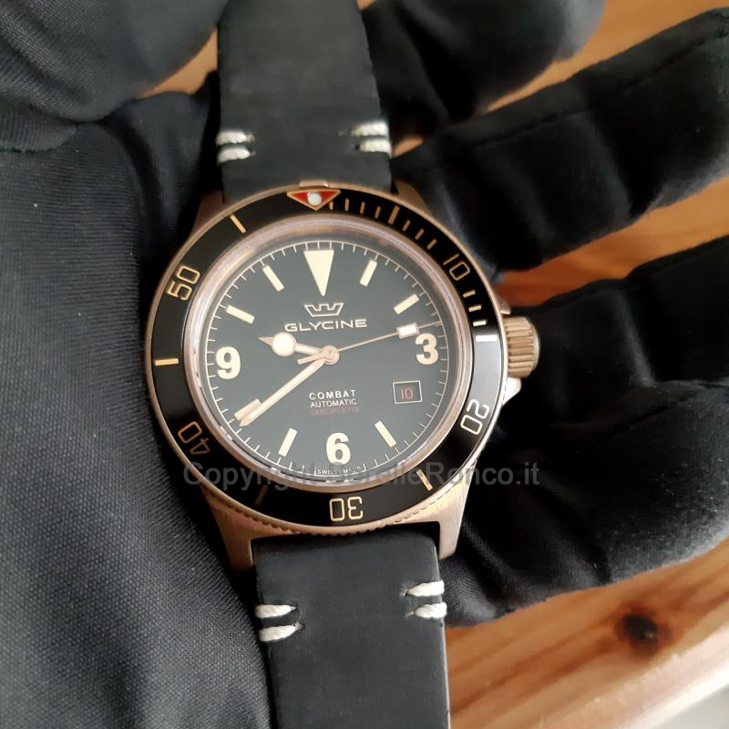 GLYCINE COMBAT SUB VINTAGE 42MM BRONZO