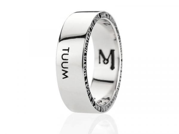 TUU1LM90E00 - Anello Ave Maria Numerouno in Argento