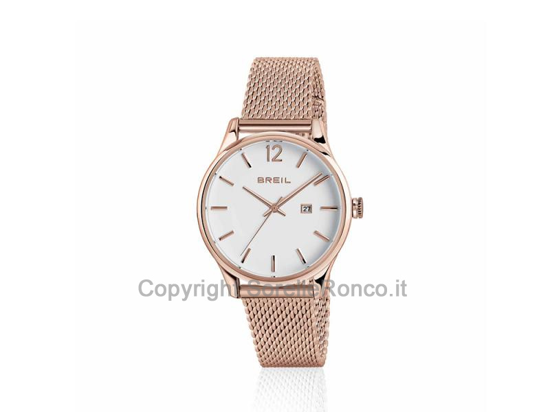 BREIL CONTEMPO IP ROSÈ MAGLIA MILANO 33MM