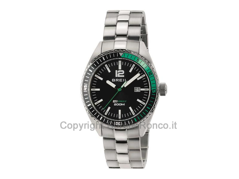 BREIL MIDWAY NERO E VERDE DA 42MM