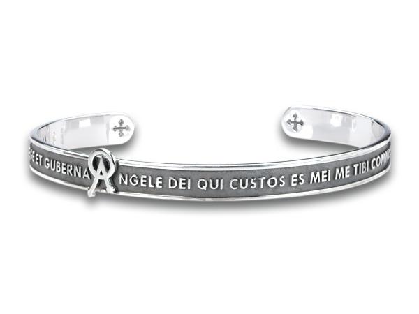 BRTEL090A0 - Bracciale Angelo Tuum in Argento Brunito