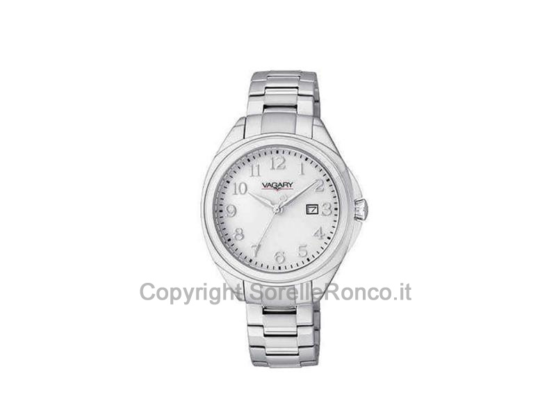 VAGARY GIRL 85TH BIANCO E ARGENTO ACCIAIO 33MM