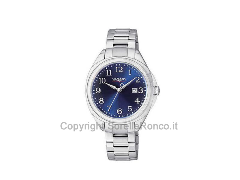 VAGARY GIRL 85TH BLU E ARGENTO ACCIAIO 33MM