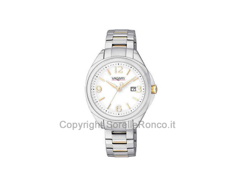 VAGARY GIRL 85TH BIANCO E ORO ACCIAIO 33MM