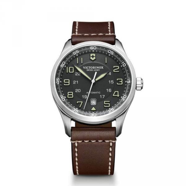 241507 - Victorinox Airboss Meccanico Nero 42mm Pelle