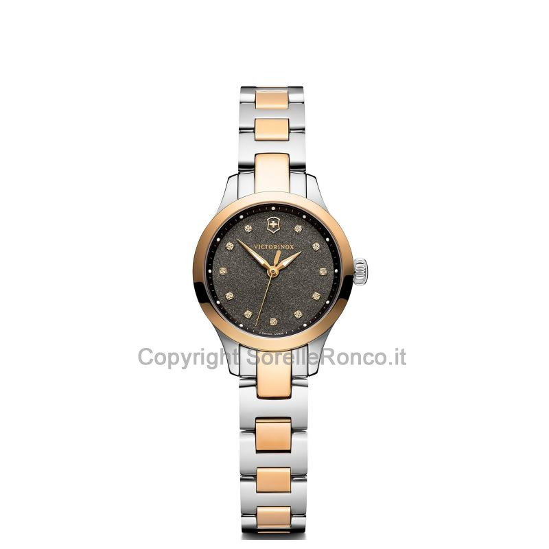 VICTORINOX ALLIANCE SLIM XS GRIGIO TWO-TONE 28MM