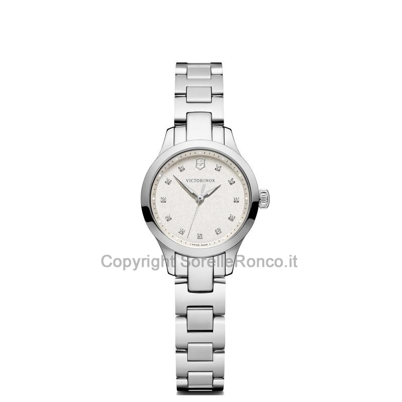 VICTORINOX ALLIANCE SLIM XS BIANCO ACCIAIO 28MM