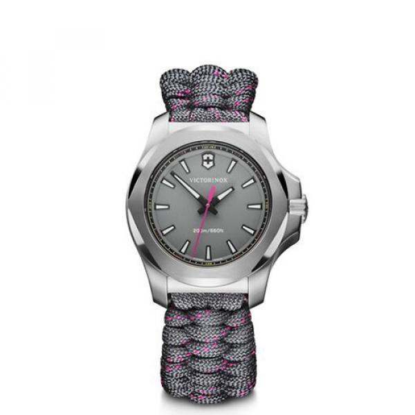 241771 - Victorinox INOX V Grigio 37mm Cinturino Paracord