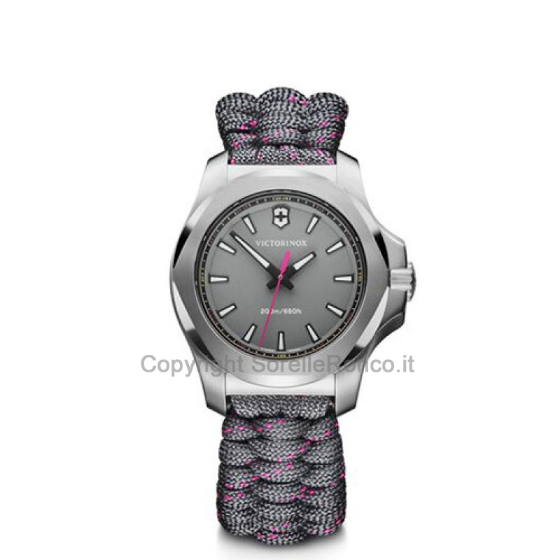VICTORINOX INOX V GRIGIO 37MM CINTURINO PARACORD